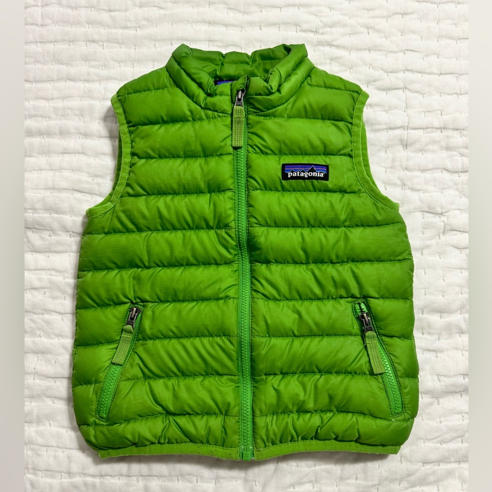 Patagonia Down Sweater Vest Green 2T